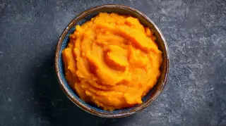 Puré de camote con miel y especias