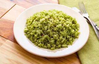 Arroz verde mexicano