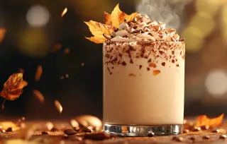 Horchata latte de calabaza