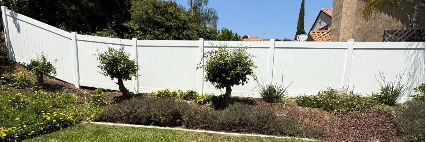 Vinyl Land Fencing cover