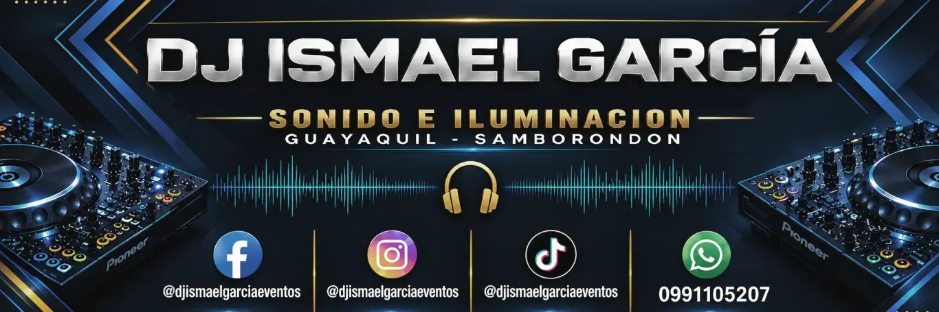 DJ Ismael Garcia Eventos cover