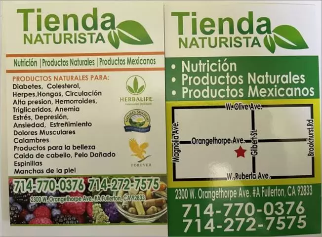 TIENDA NATURISTA FULLERTON cover