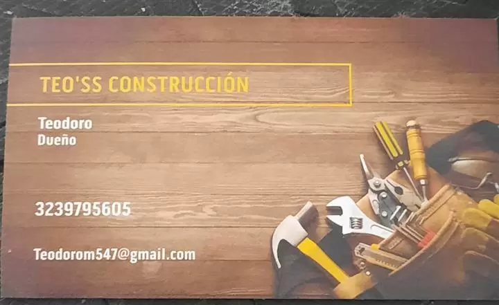 Teo'ss construcción cover