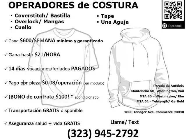 OPERADORES DE COSTURA cover