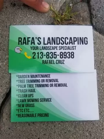 Rafa's lanscaping cover