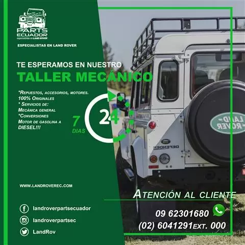 Land rover Parts Ecuador cover