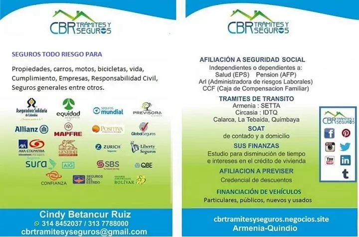 CBR Tramites y Seguros cover
