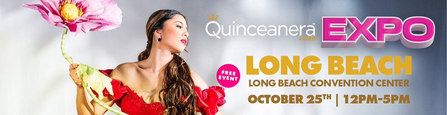 Pagina para registrarse y atender la expo de Quinceanera.com en Long Beach