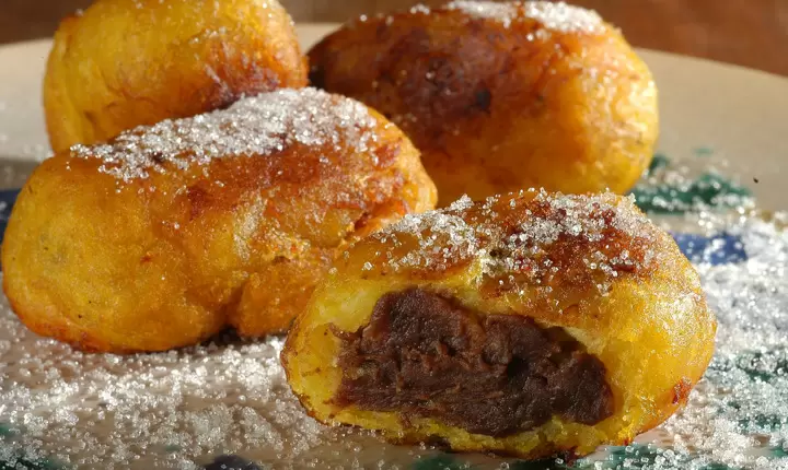 Rellenitos de plátano para Navidad