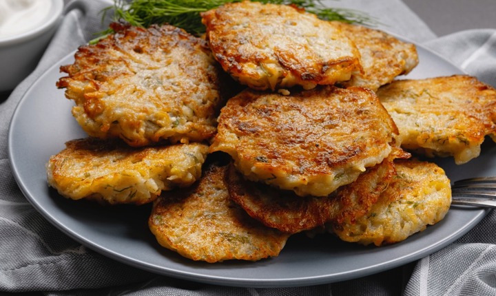 Tortitas de papa con atún