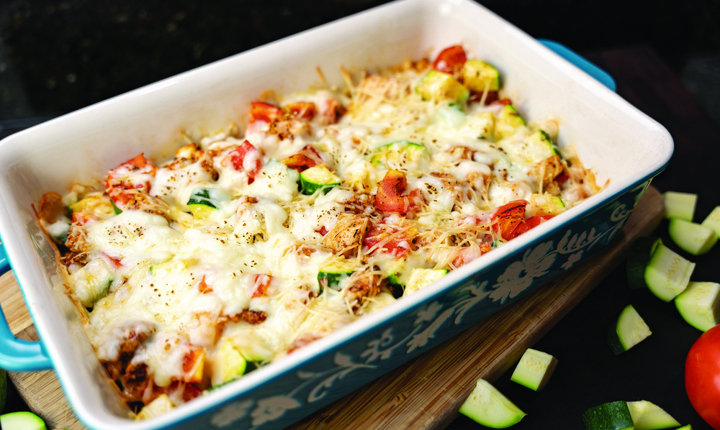 Estofado de pollo con calabacitas