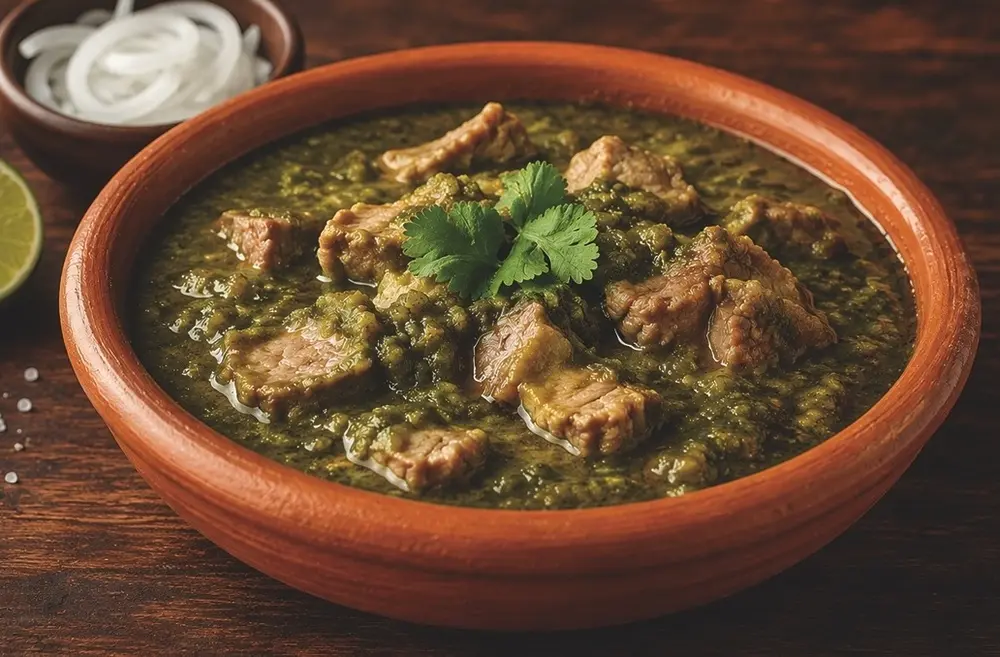 Costillas de puerco en salsa verde