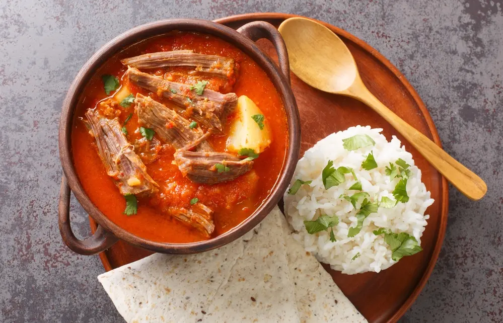 Hilachas de carne guatemaltecas