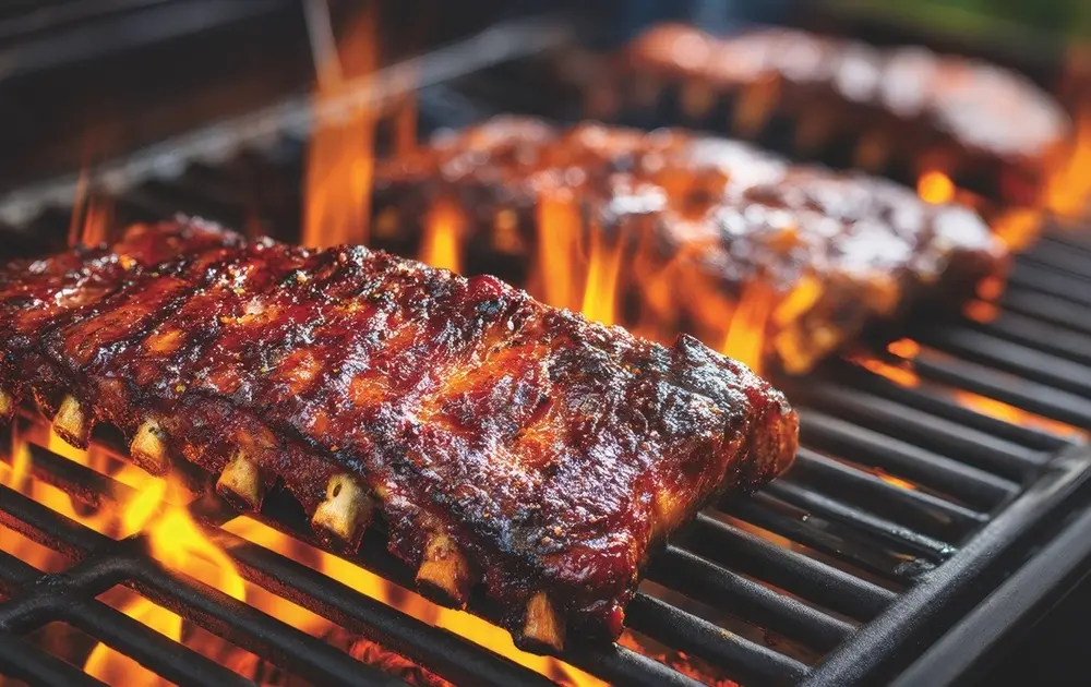 Costillitas con salsa BBQ