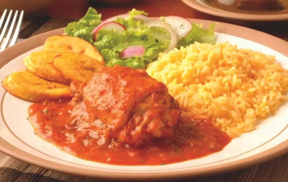 Seco de pollo ecuatoriano