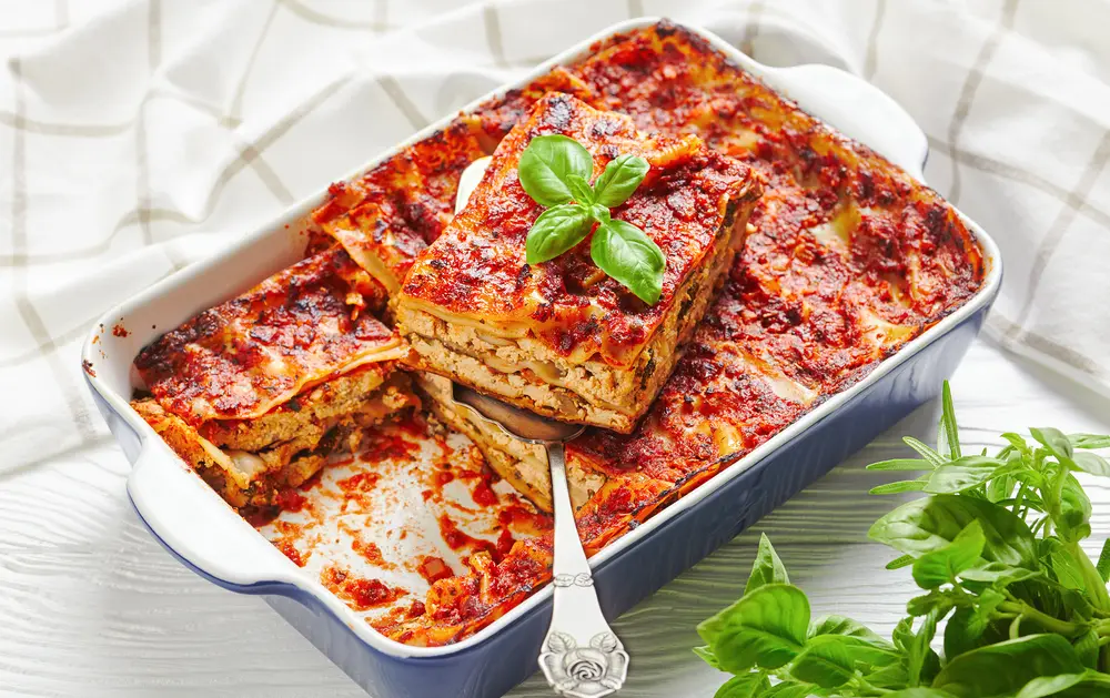 Lasaña vegetariana