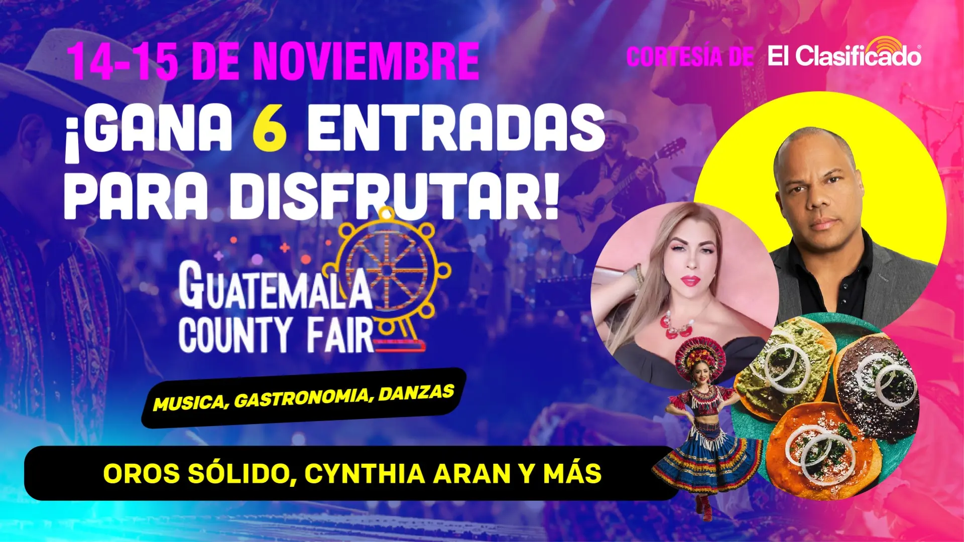¡Gana entradas para Guatemala Fest 2026!