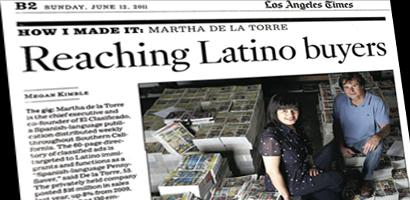 Los Angeles Times – Destacados de la Sección de Negocios Resaltan a los Fundadores de El Clasificado