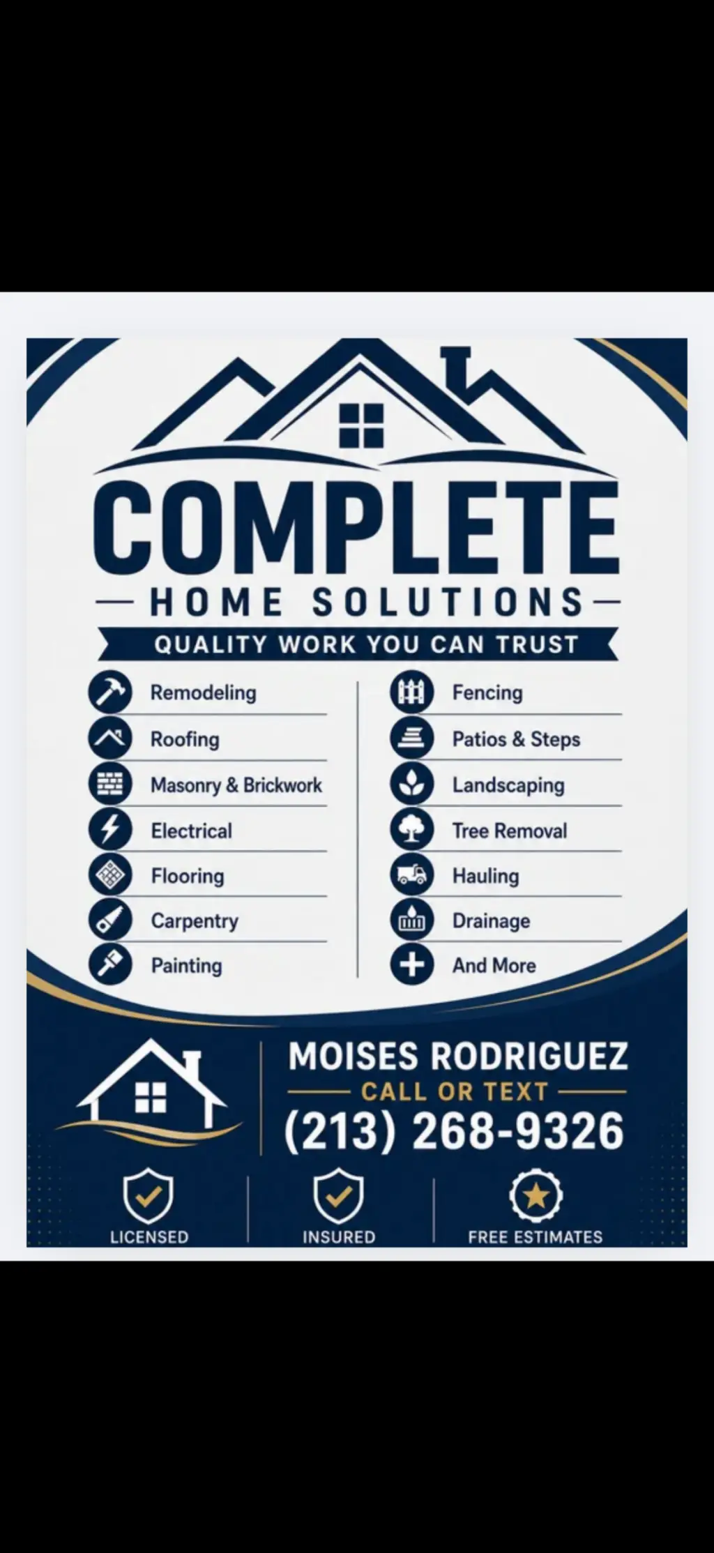 Trabajos de construccion remodelacion y pintura