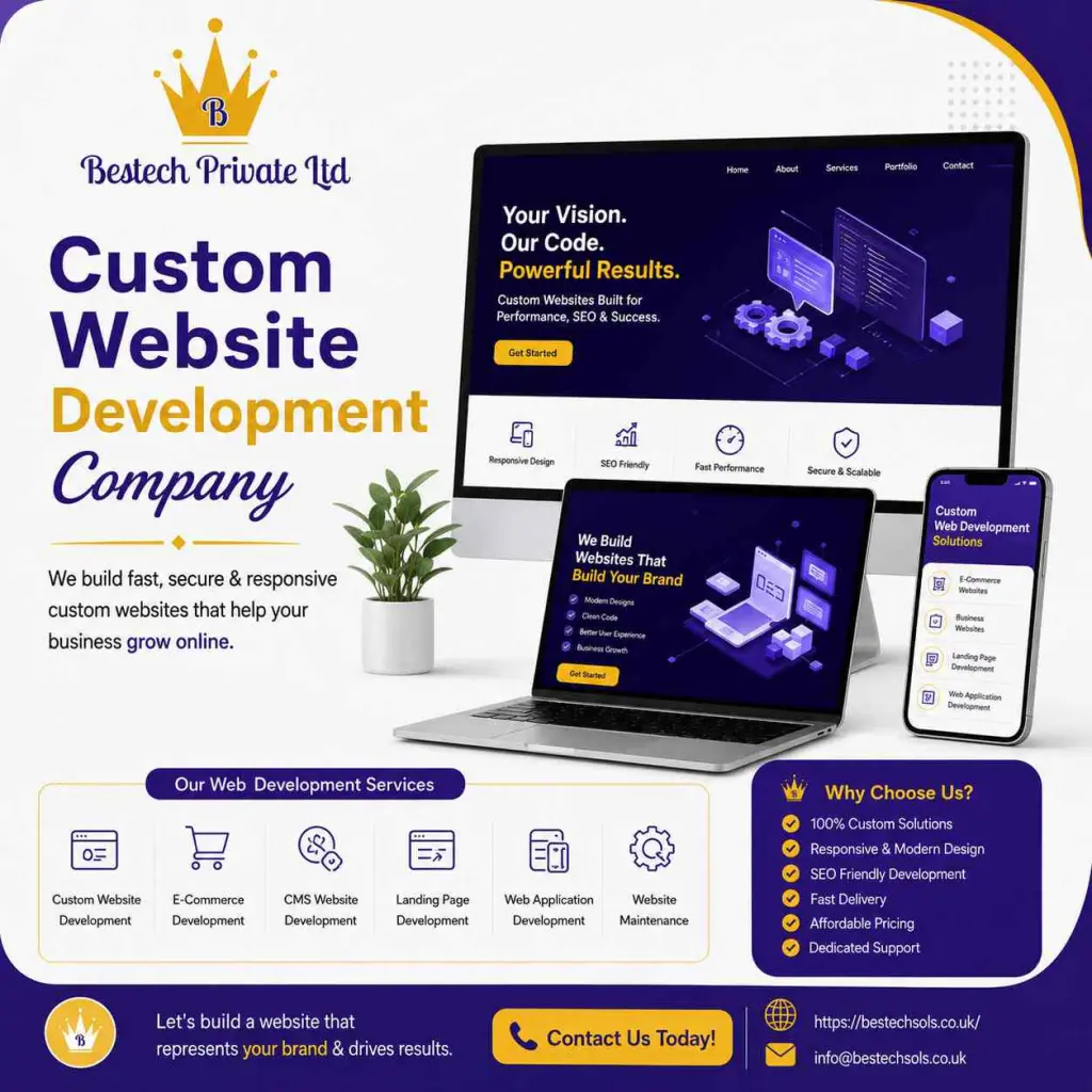 custom website development company