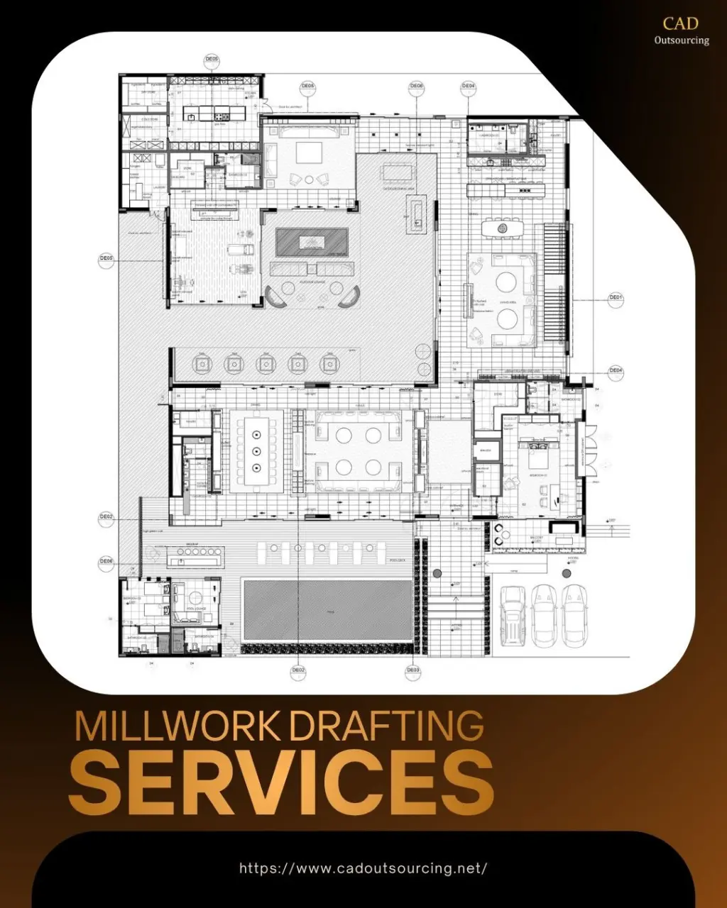 Precision Millwork Drafting Services at Budget-Friendly Rates