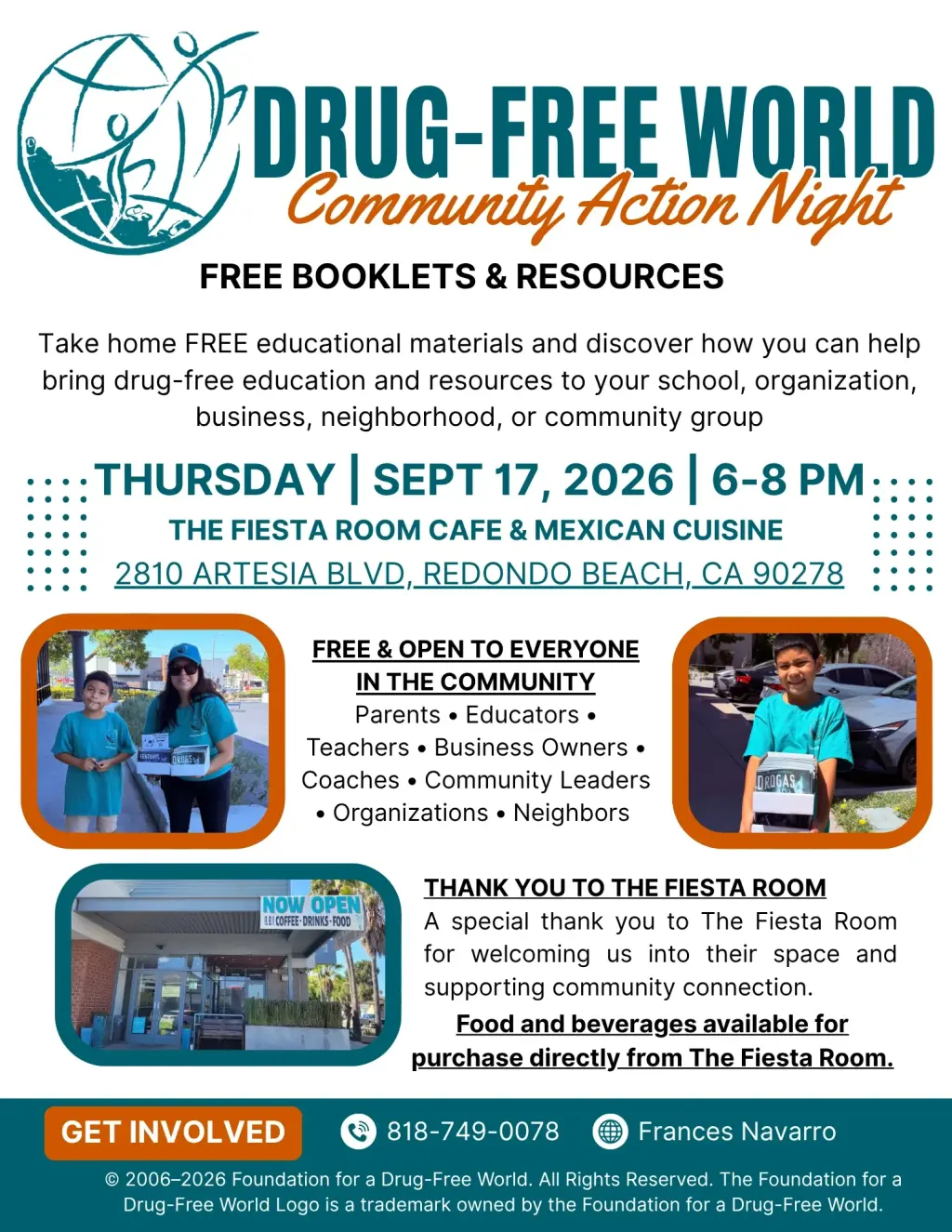 Drug-Free Community Night | Noche Comunitaria Libre de Drogas