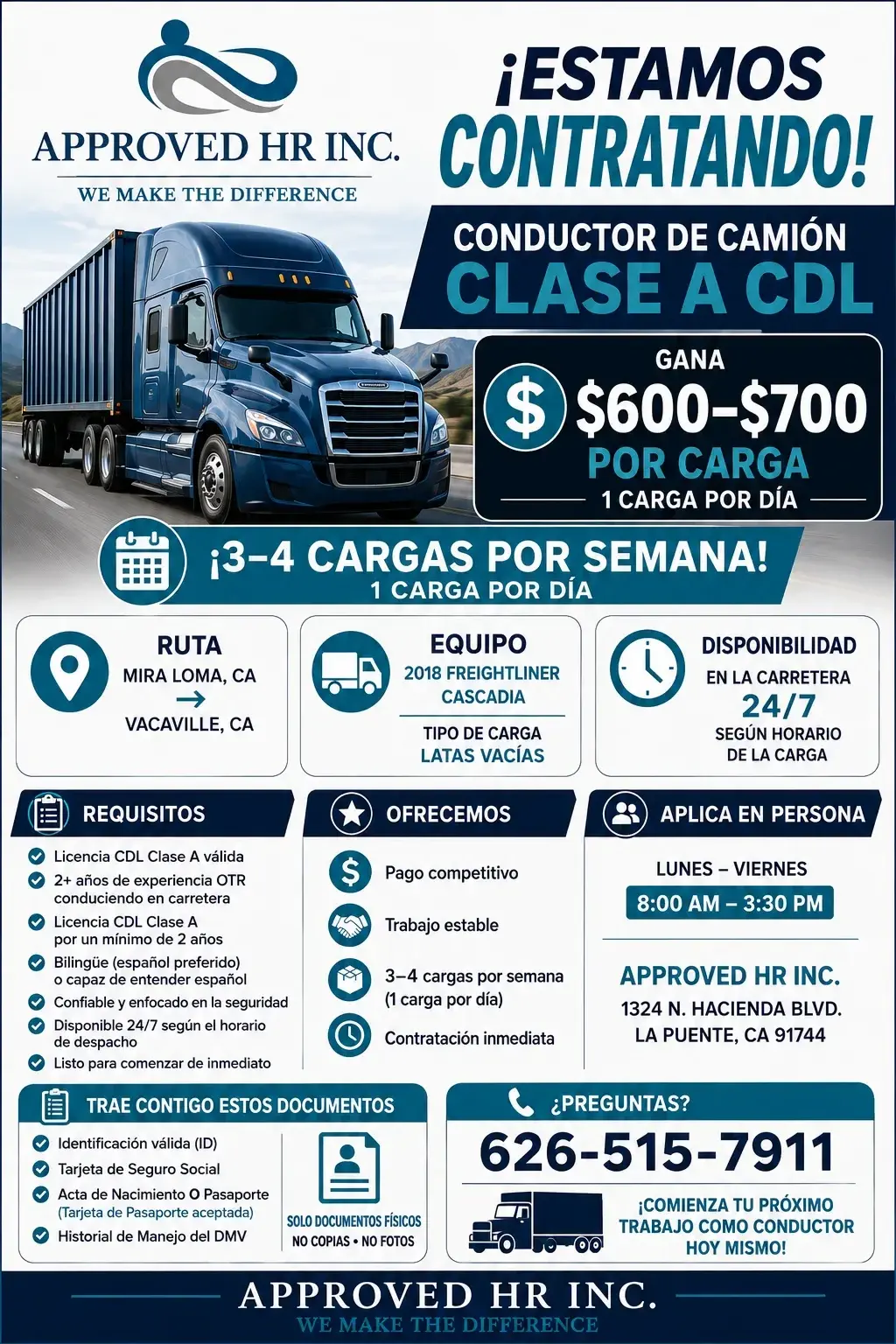 BUSCAMOS MANEJADOR DE CAMIONETAS CLASE A!!!