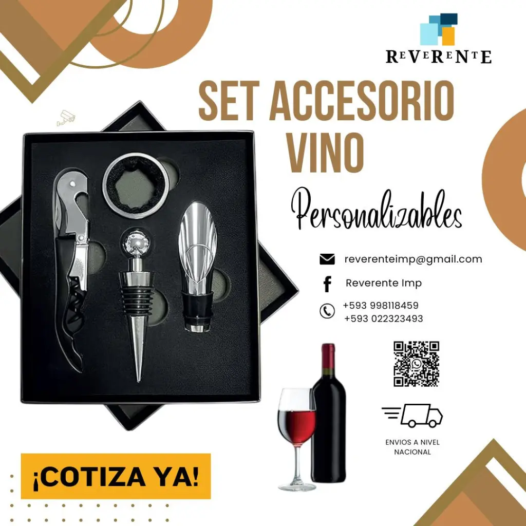 Set accesorio para vino personalizado al por mayor