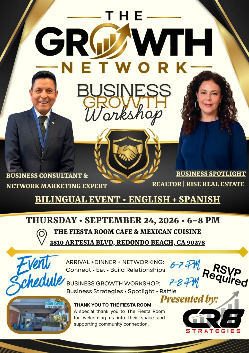 BUSINESS GROWTH WORKSHOP | TALLER DE CRECIMIENTO DE NEGOCIOS