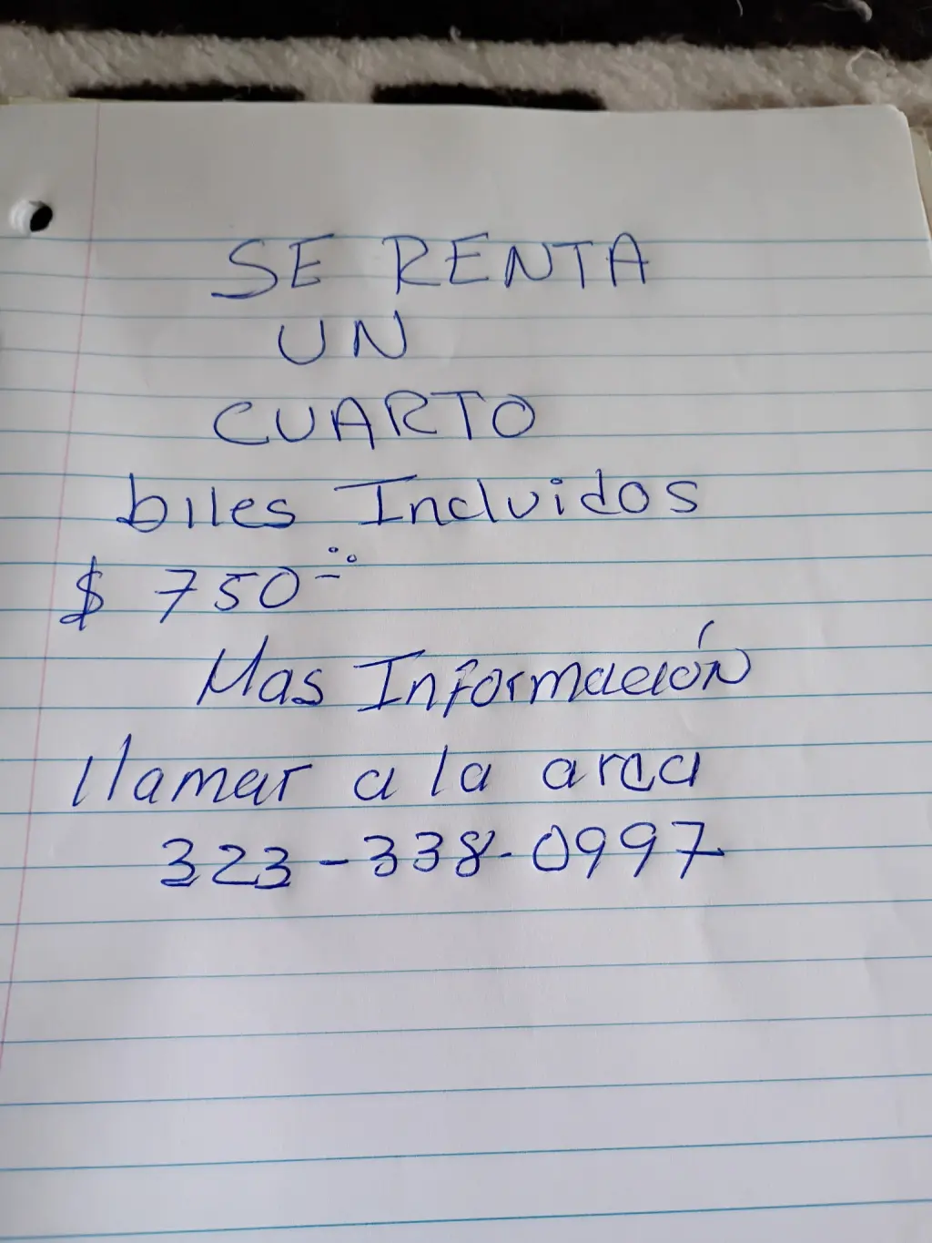 Se Renta Un Cuarto
