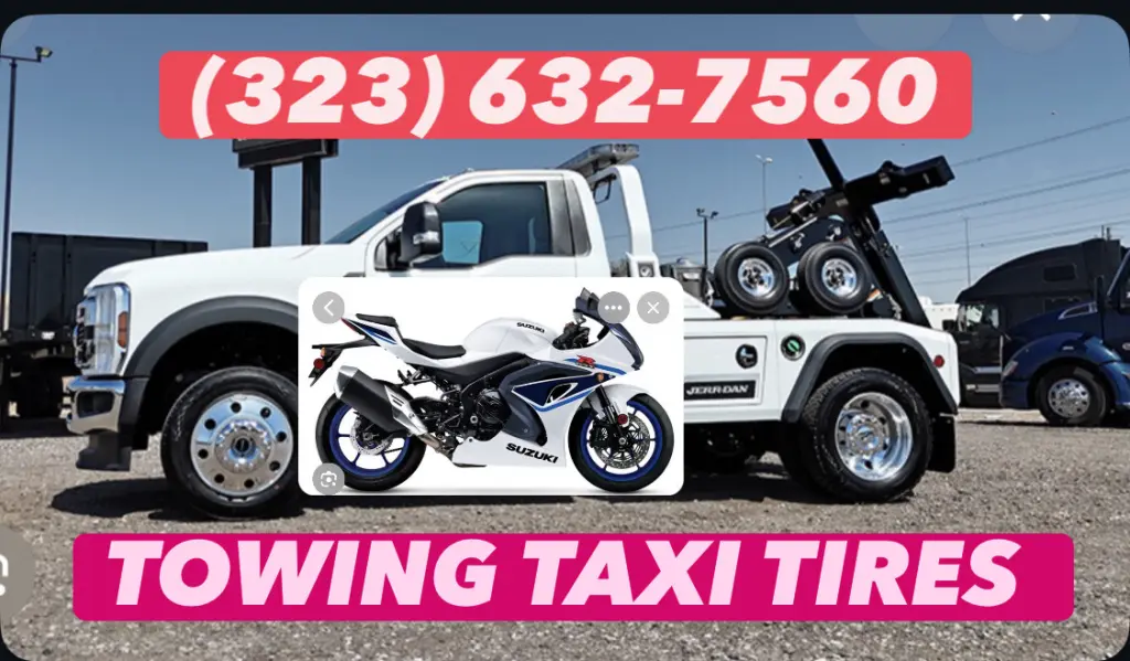 Towing Services with Taxi and MotorcyclesTires