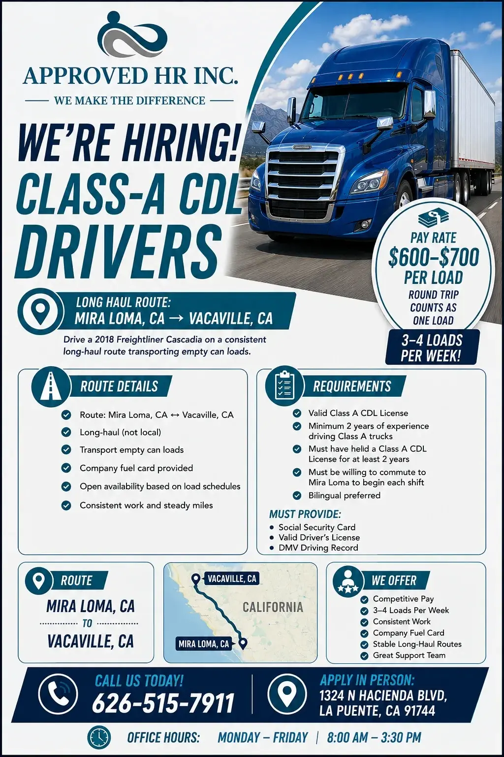 CLASS A CDL TRUCK DRIVER