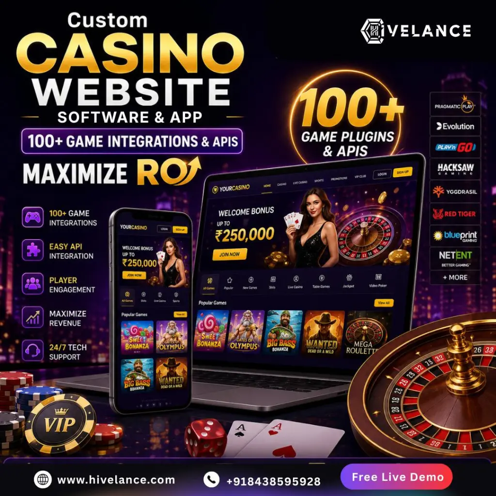 Next-Gen Casino Website Software | Custom Design, Maximum ROI