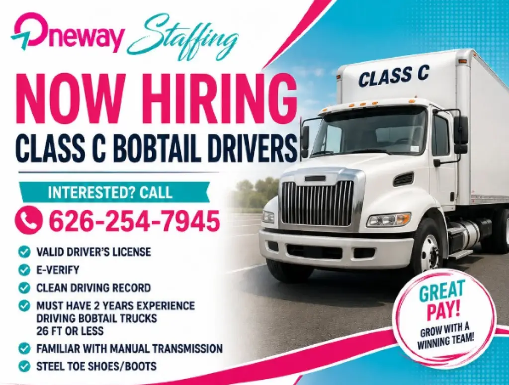 CLASS-C BOBTAIL DRIVERS