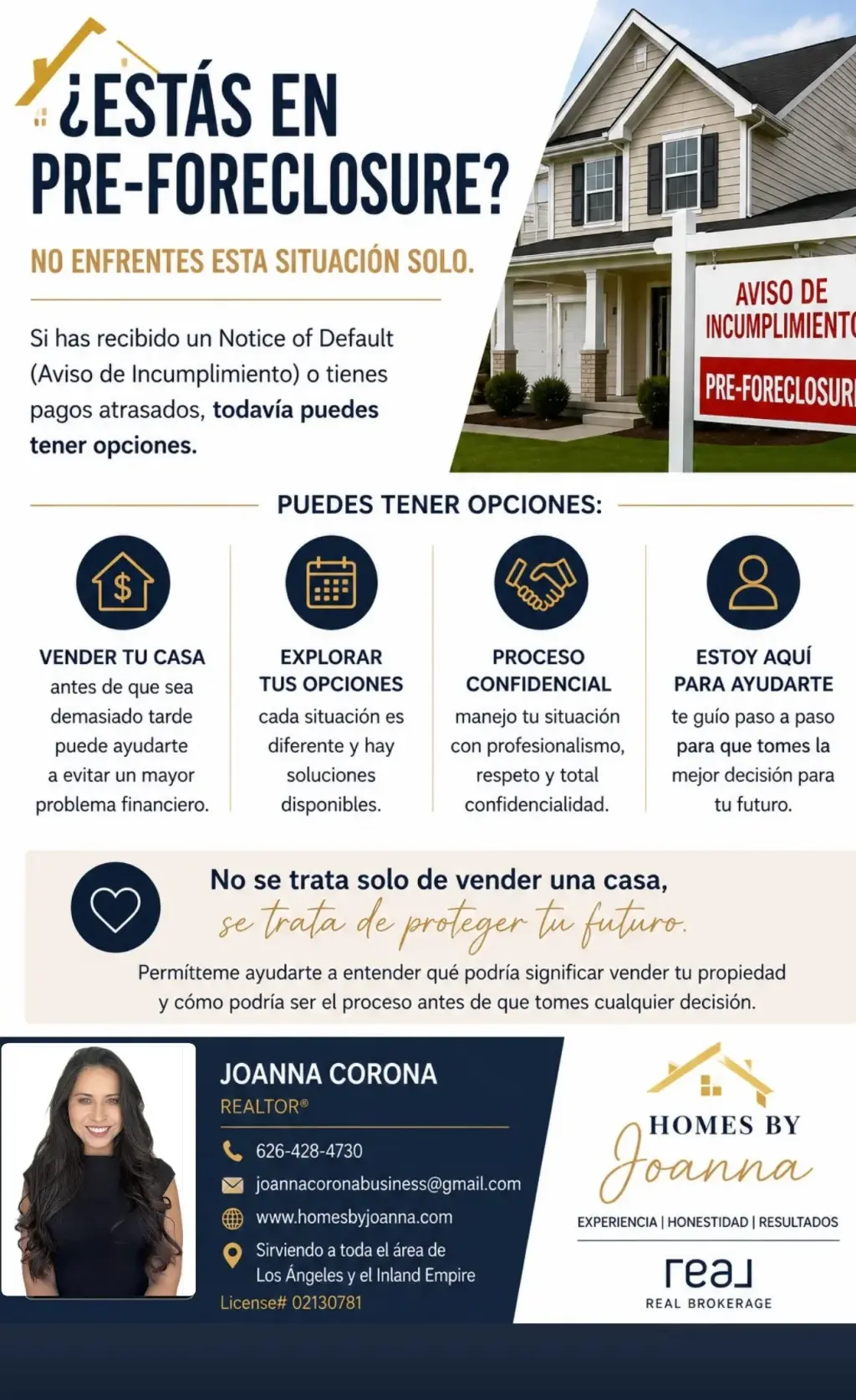 Servicios de Asistencia en Pre-Foreclosure