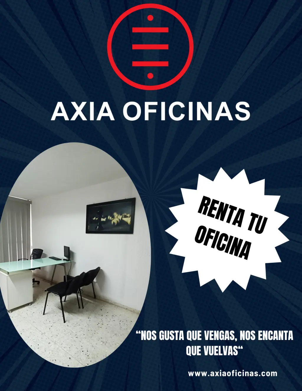 Tu nuevo despacho ejecutivo con luz natural y diseño impecable