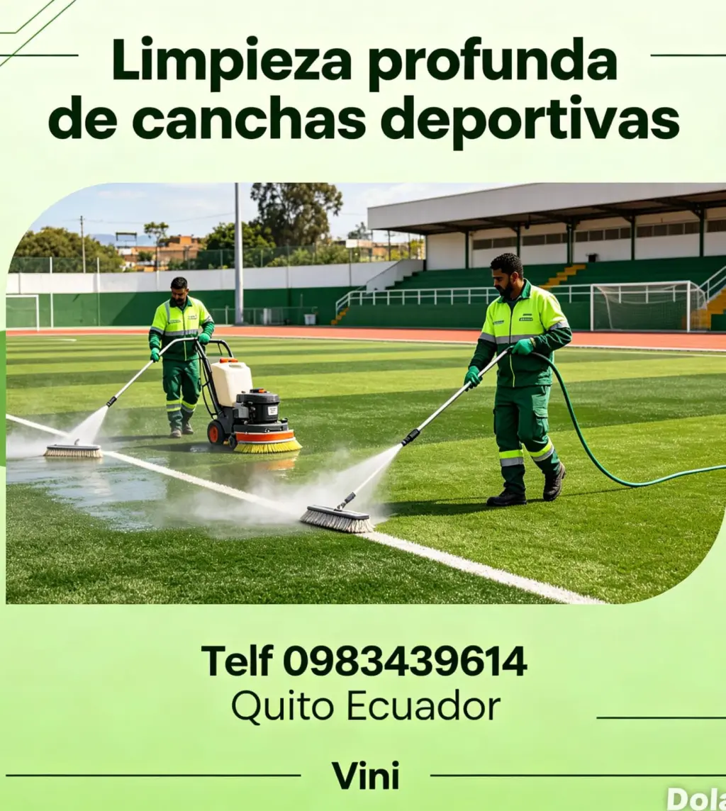 Limpieza de canchas De Hormigón en Quito