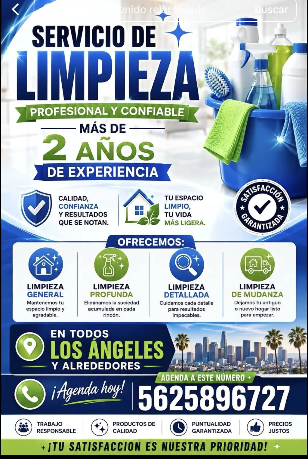 Servicios de Limpieza Profesional en Los Ángeles