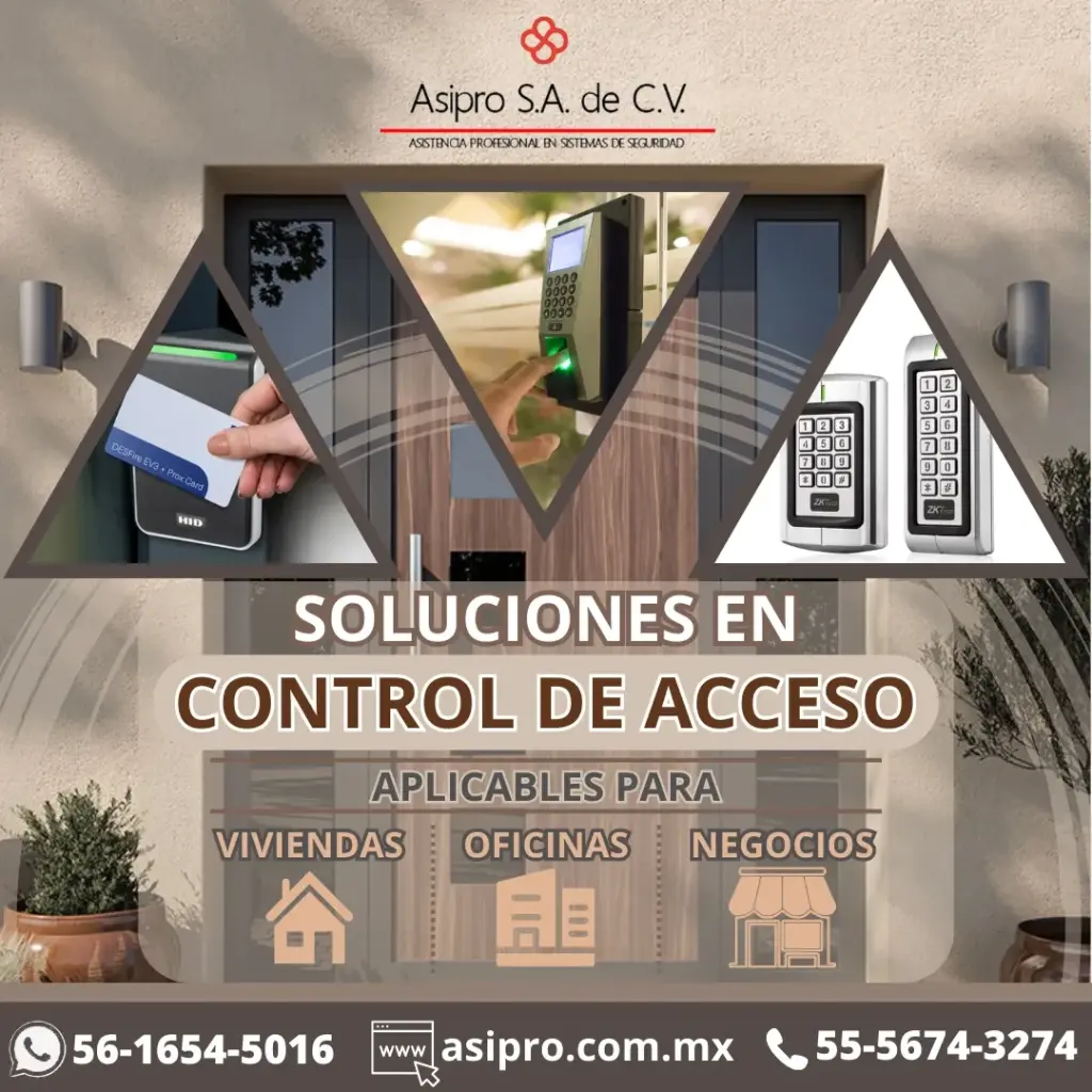 Sistemas de control de accesos para casa u oficinas