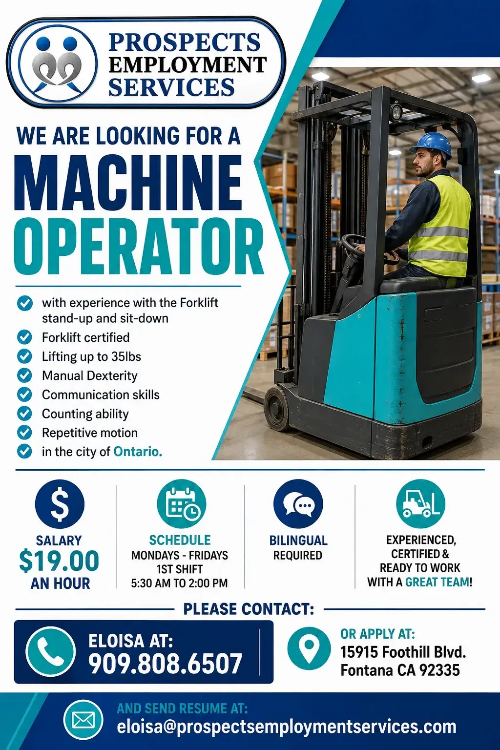 Machine Operator