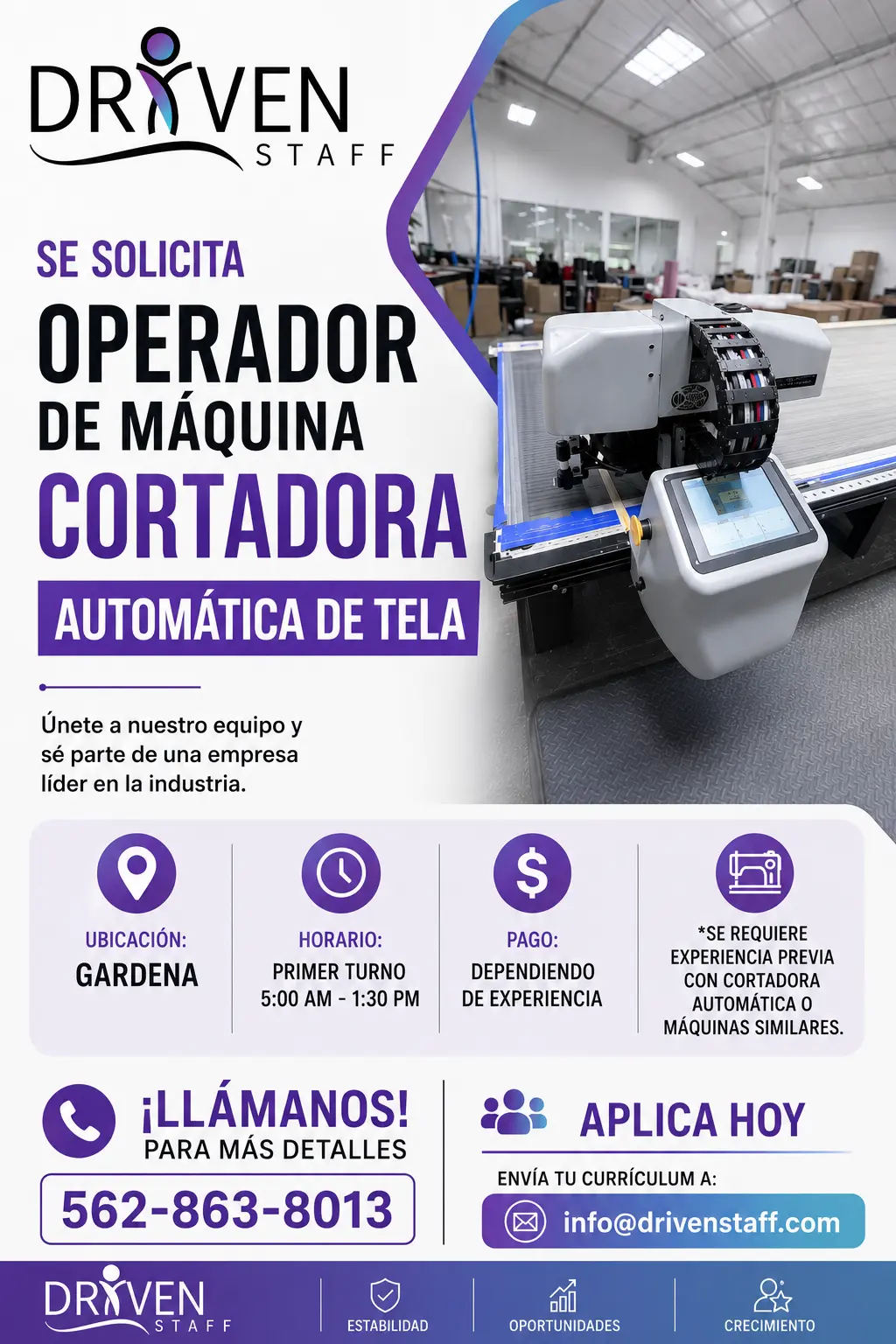 Puesto Disponible!