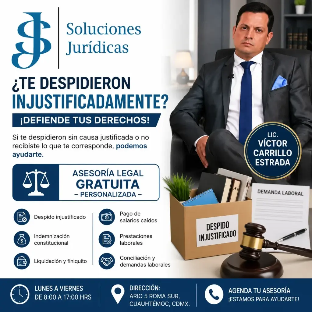 Abogado laboral (despidos injustificados) CDMX, Ciudad de México