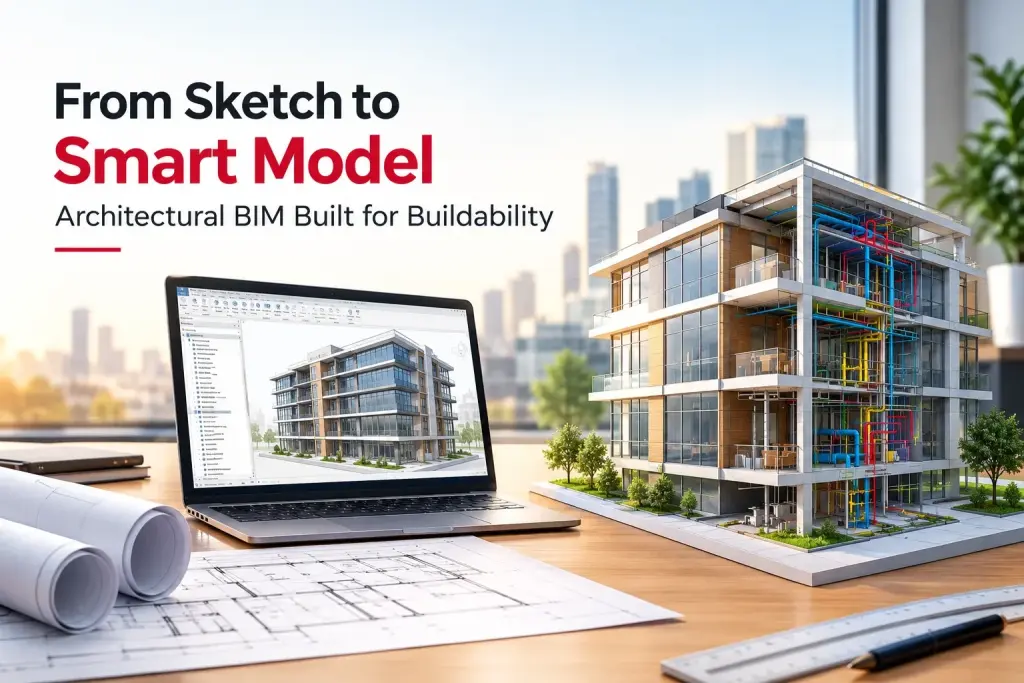 From Sketch to Smart Model: Architectural BIM Built for Buildability