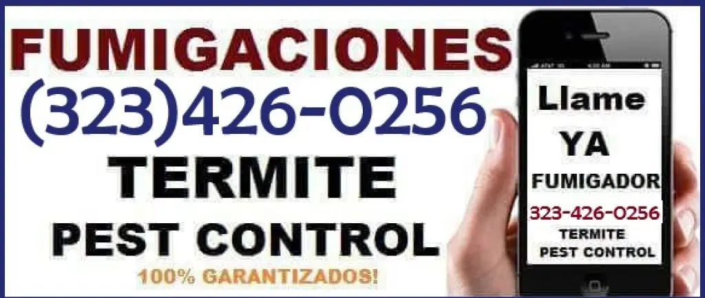 EXTERMINADORES TERMITAS - FUMIGACIONES PERSONALES