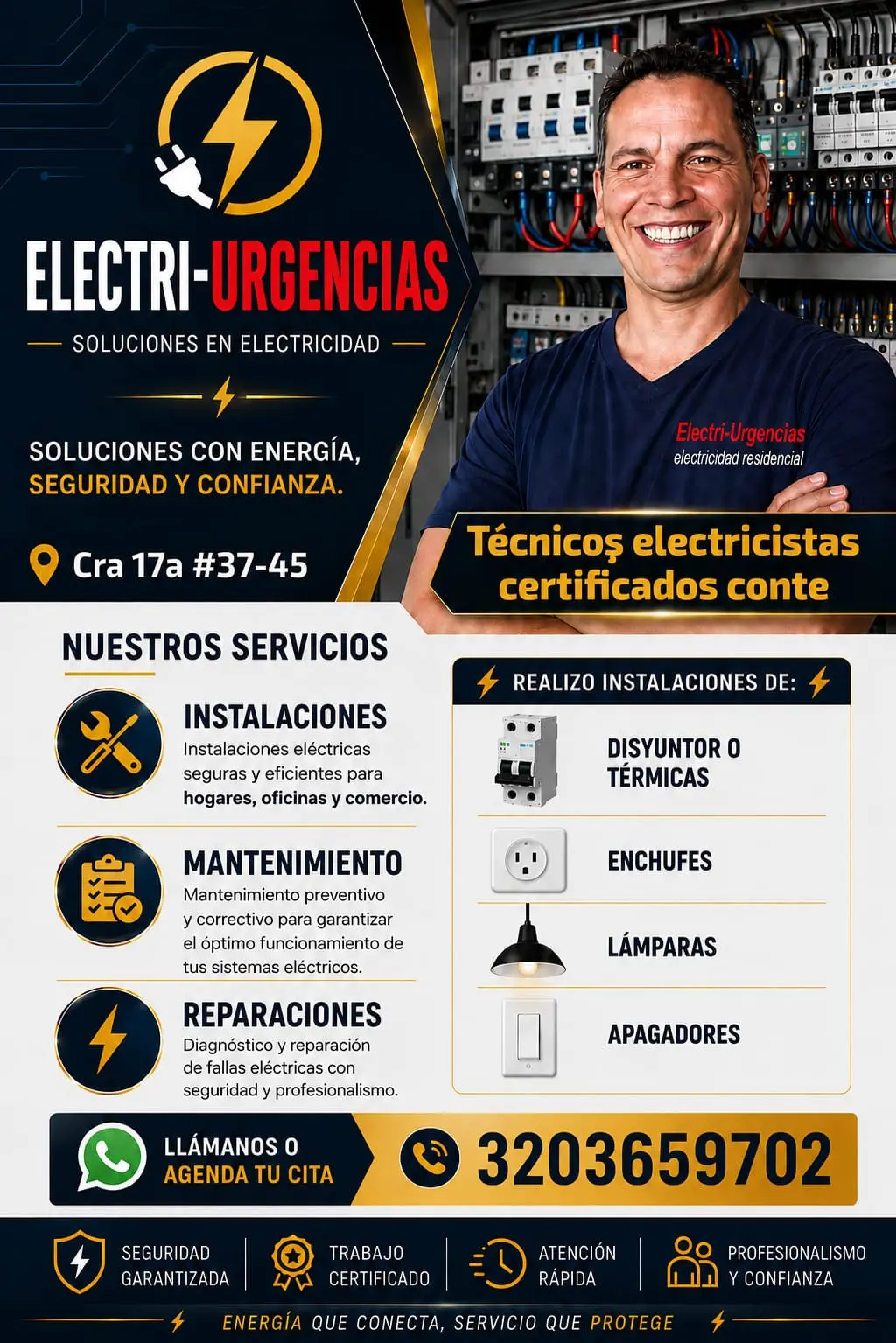 electricista,Santa paula.