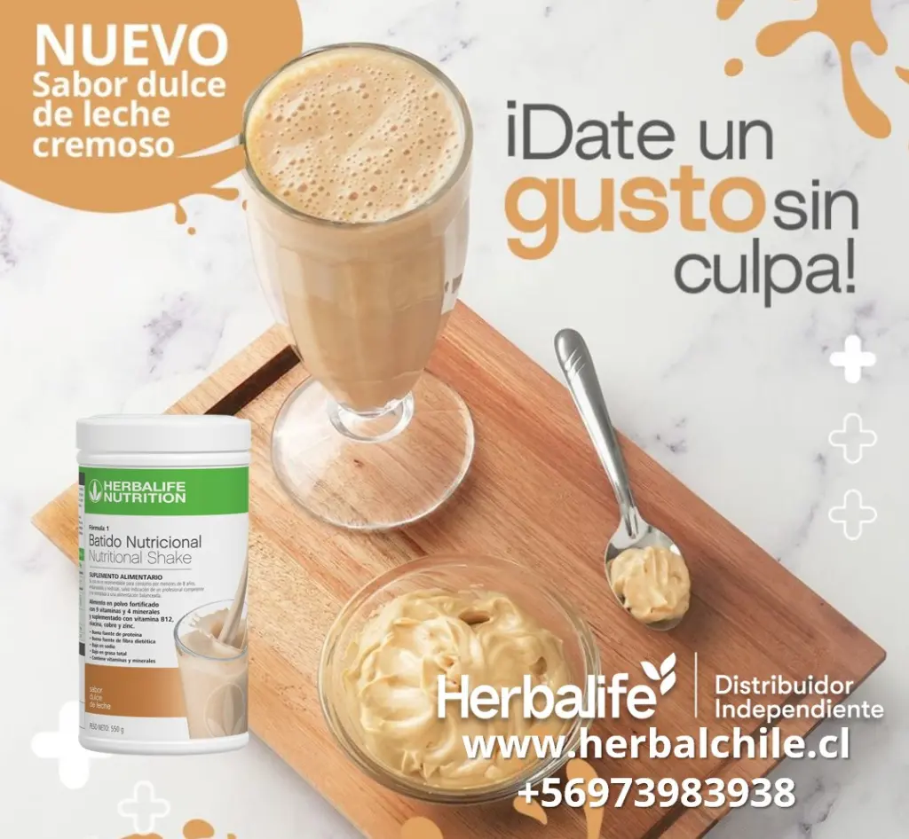 Batido Nutricional de Sabor Dulce de Leche Herbalife