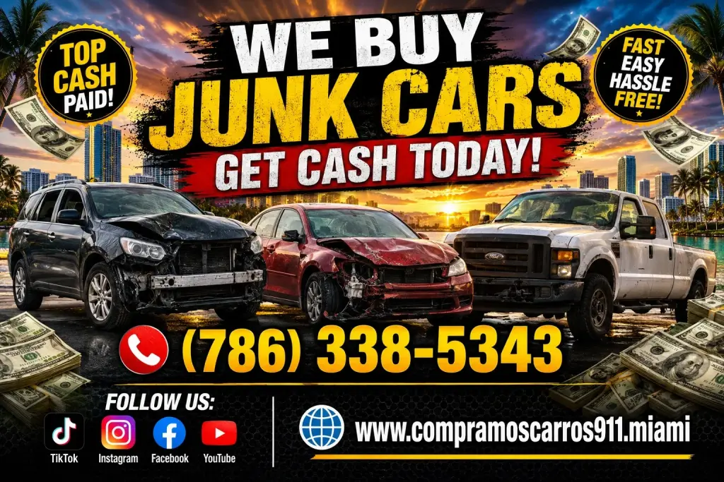 Buy Junk Cars Miami beach