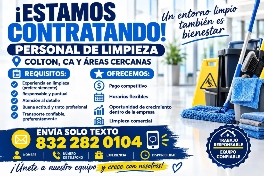 Trabajo de limpieza