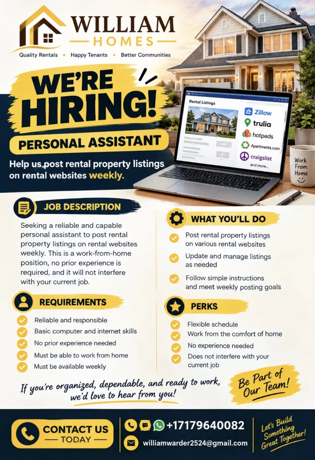 Work From Home!