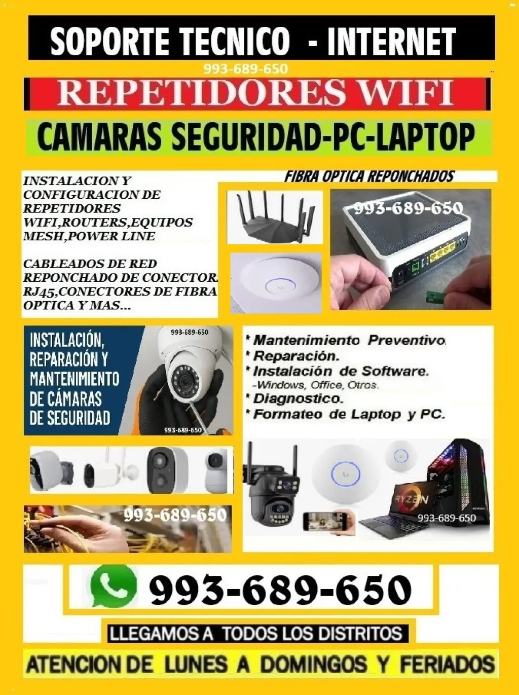 TECNICO INTERNET,CAMARAS SEGURIDAD,FIBRA OPTICA